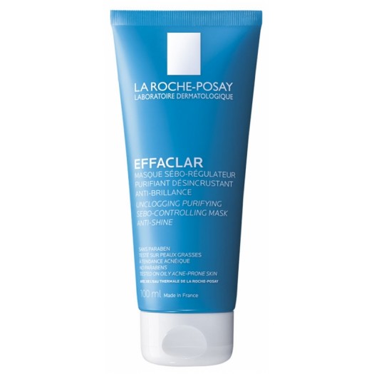 LA ROCHE-POSAY EFFACLAR UNCLOGGING PURIFYING SEBO-CONTROLLING MASK ANTI-SHINE, 100ML