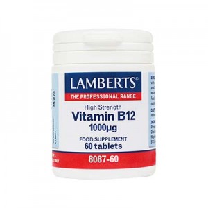 Lamberts Vitamin B12 1000mcg, 60pcs Lamberts Vitamin B12 1000mcg, 60pcs