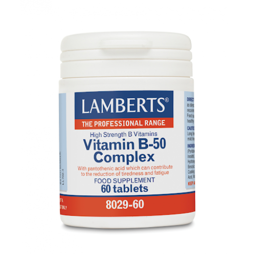 Lamberts Vitamin B-50 Complex, 60pcs