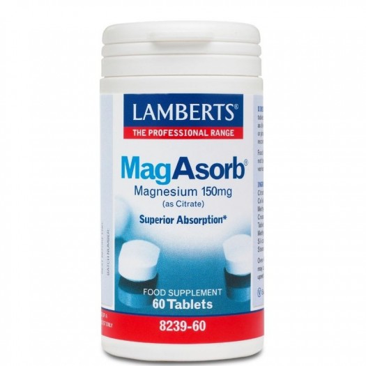 Lamberts Mag Asorb 150mg, 60pcs