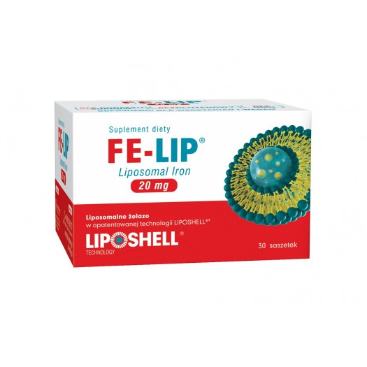 Liposhell Fe-lip Liposomal Iron 20mg, 30pcs