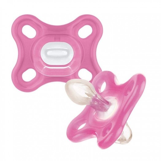 MAM COMFORT SOOTHERS 0+, PINK