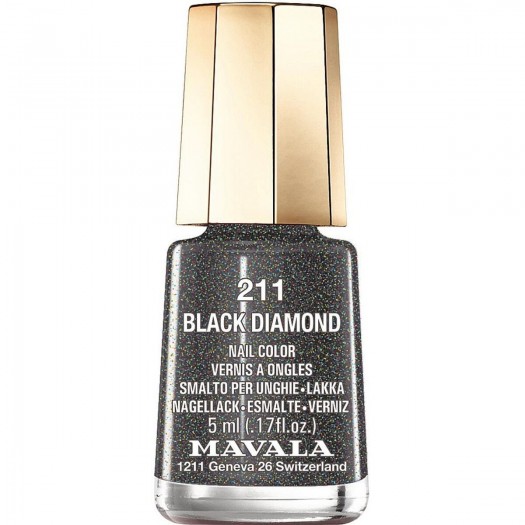 Mavala 211 Black Diamond Nail Polish, 5 ml