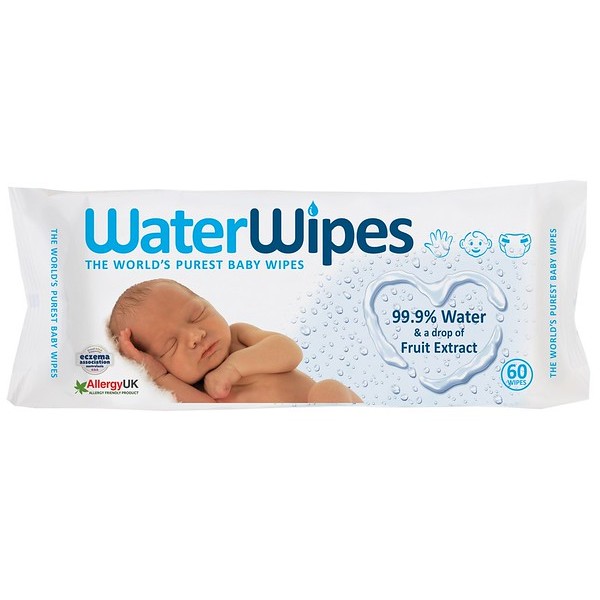 WaterWipes Baby Wipes, 60pcs