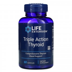 Life Extension Triple Action Thyroid, 60pcs