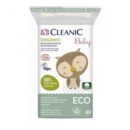 Cleanic Baby Eco Square, 60pcs