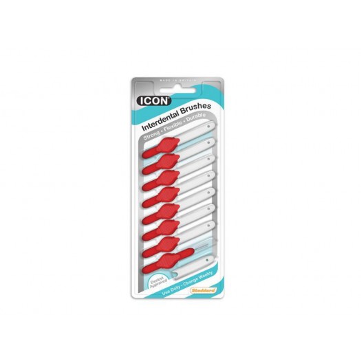 Stoddard Inter Dental Brushes Red 0.5mm, 8pcs