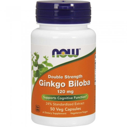 Now Ginkgo Biloba 120mg, 50pcs