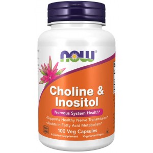 Now Choline and Inositol, 100pcs Now Choline and Inositol, 100pcs