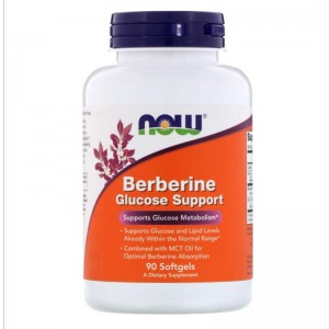 Now Berberine Glucose Support, 90 Softgels Now Berberine Glucose Support, 90 Softgels