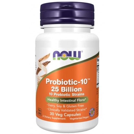 Now Probiotic-10 25 Billion, 50pcs