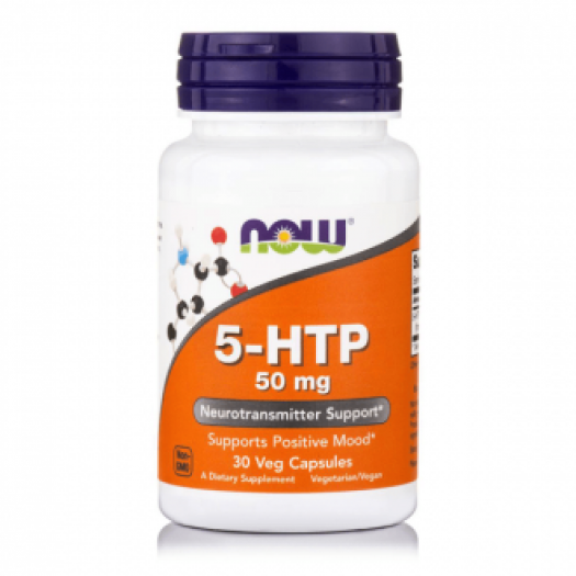 Now 5-HTP 50 mg, 30 Vegetable Capsules