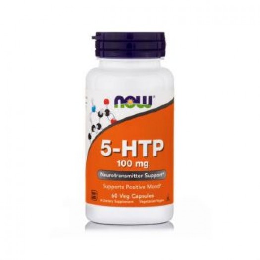 Now 5-HTP 100 mg, 60 Vegetable Capsules