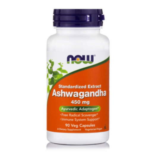 Now Ashwagandha 450 mg, 90 Vegetable Capsules