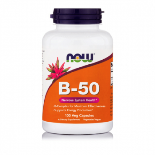 Now B-50 Complex, 100 Vegetable Capsules