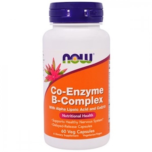 Now Co-Enzyme B-Complex, 60 Vegetable Capsules