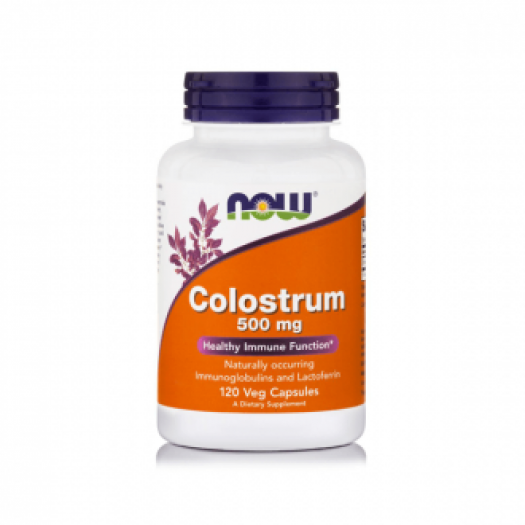 Now Colostrum 500 mg, 120 Veggie Capsules