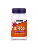 Now Natural E-400 with Mixed Tocopherols, 50 Softgels