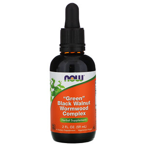 Now Green Black Walnut Wormwood Complex, 2 fl oz (59 ml) Now Green Black Walnut Wormwood Complex, 2 fl oz (59 ml)