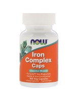 Now Iron Complex, 100 Vegetable Capsules