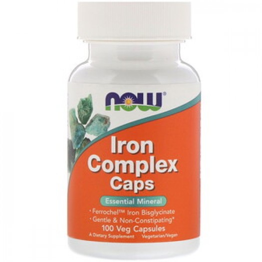 Now Iron Complex, 100 Vegetable Capsules