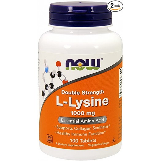 Now L-Lysine 1,000 mg, 100 Tablets
