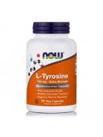 Now L-Tyrosine 750 mg free form, 90 Vegetable Capsules