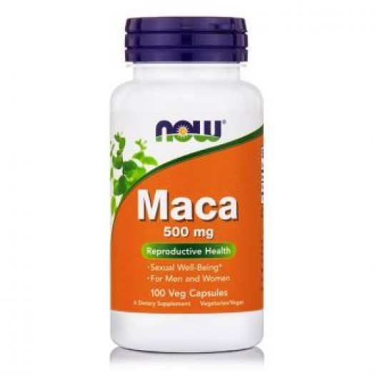 Now Maca 500 mg, 100 Vegetable Capsules