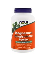 Now Magnesium Bisglycinate Powder, 8 oz (227 g)