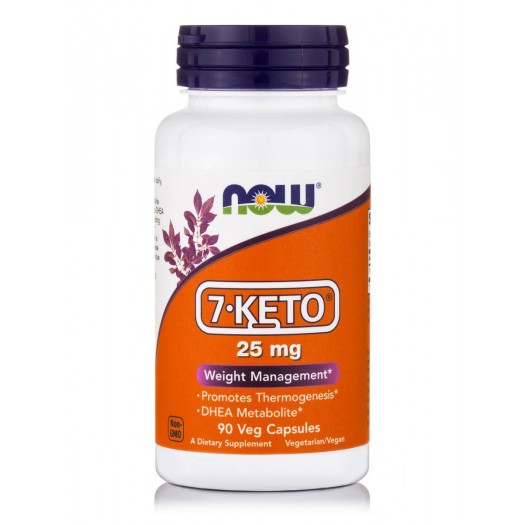 Now 7-Keto 25 mg (DHEA), 90 Vegetable Capsules