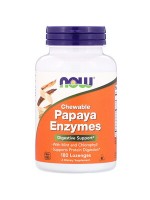 Now Chewable Papaya Enzymes, 180 Lozenges