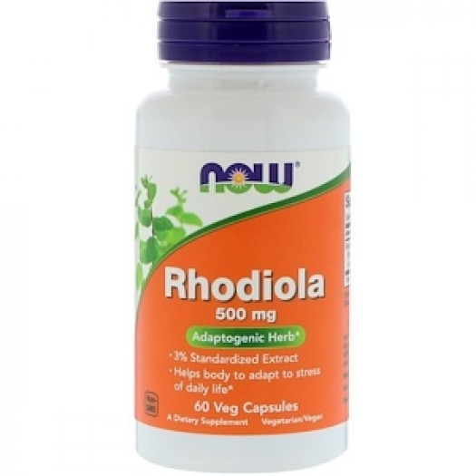 Now Rhodiola 500 mg, 60 Vegetable Capsules