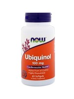 Now Ubiquinol 100 mg, 60 Softgels