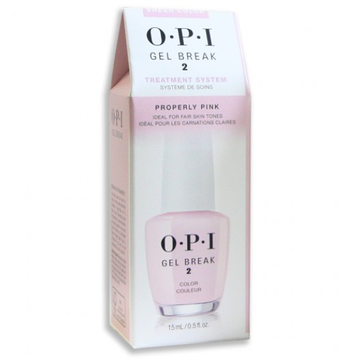 OPI Gel Break 2 Properly Pink Nail Polish 15ml