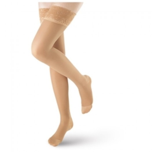 Oppo 2858 Sheer Thigh High Comp Stockings, Class 1, XL-size 