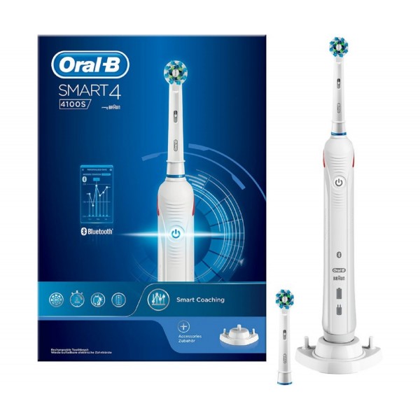 Belangrijk nieuws Beenmerg Mondwater Oral B Smart4 4100s Electric toothbrush, white