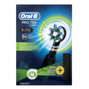 Oral B Pro 750 3d Cross Action Electric toothbrush, Black