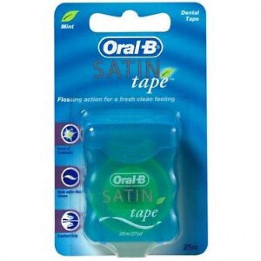 Oral B Satin Tape mint Floss, 25 m