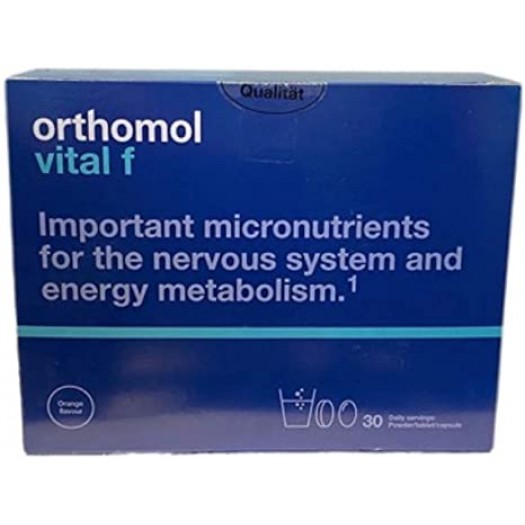 Orthomol Vital-f Powder Tablets, 30 pcs