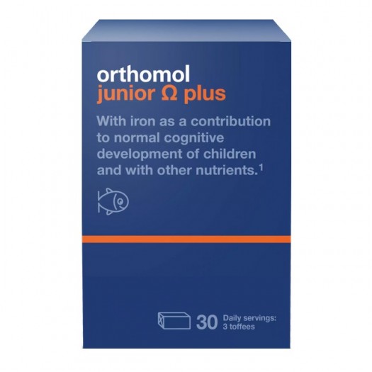 Orthomol Junior Omega Plus, 30 Toffee