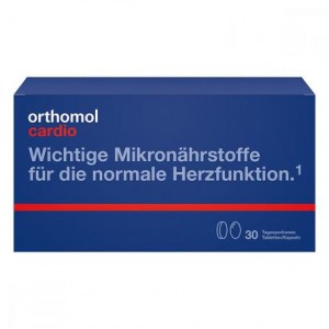 Orthomol Cardio Tablet + Capsule - Heart Supplement, 30 days Orthomol Cardio Tablet + Capsule - Heart Supplement, 30 days