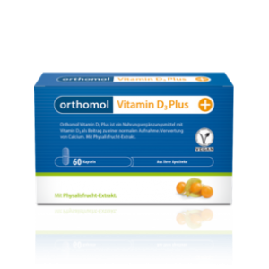 Orthomol Vitamin D3 Plus, 60 Capsules Orthomol Vitamin D3 Plus, 60 Capsules