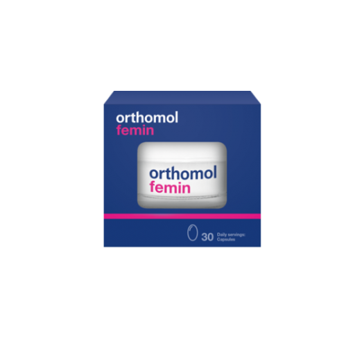 Orthomol Femin - Menopause Supplement, 30 Capsules