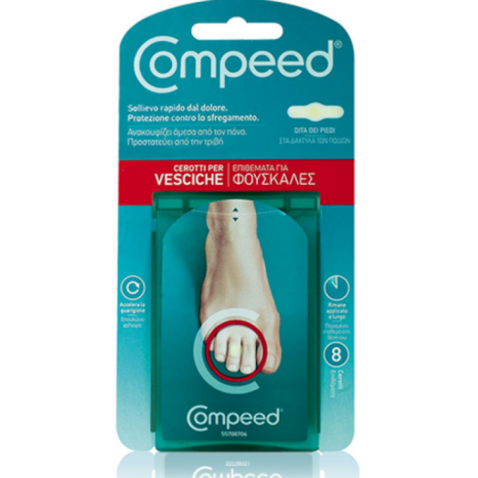 COMPEED Bandages Blisters Toes Feet X 8 Foot Care Replacement