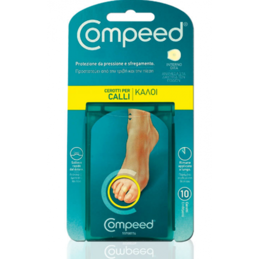 COMPEED PATCHES FOR GOOD BETWEEN TOES 10pcs.