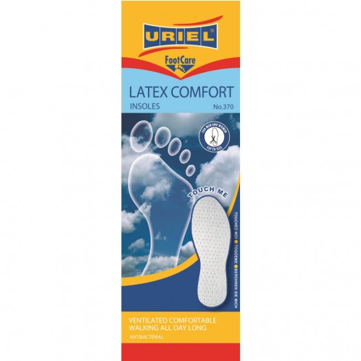 Uriel 370 Latex Comfort Insoles, one size