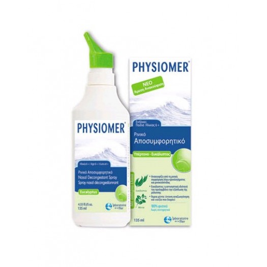 Physiomer Nasal Spray Hypertonic Eucaliptus, 135ml