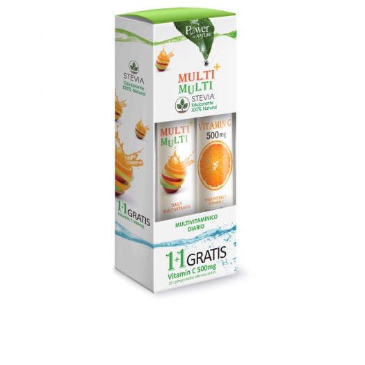 Power Of Nature Multivitamin + vitamin C Offer 1+1