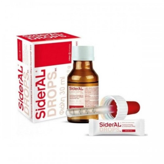 SiderAL Drops 30ml + 1 Sachet 1.9gr Iron