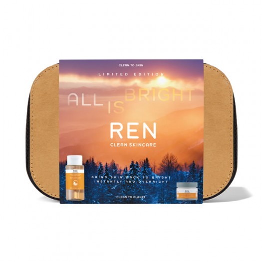 REN Clean Skincare All Is Bright Gift Set, 250/50ml